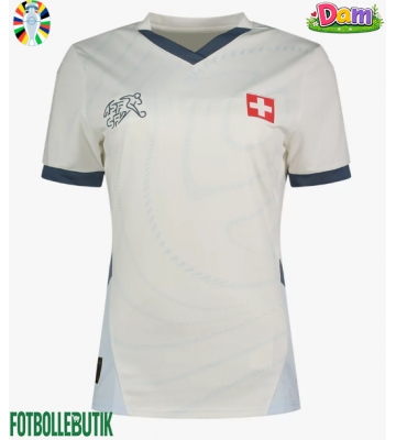 Schweiz Bortatröja Kvinnor EM 2024 Kortärmad